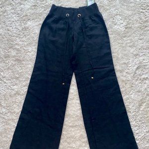 Lilly Pulitzer Black Linen Beach Pants